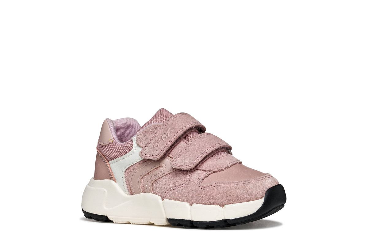 Geox Flexyper Mini Girls Old Rose Trainer