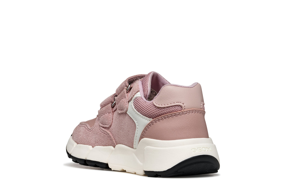 Geox Flexyper Mini Girls Old Rose Trainer
