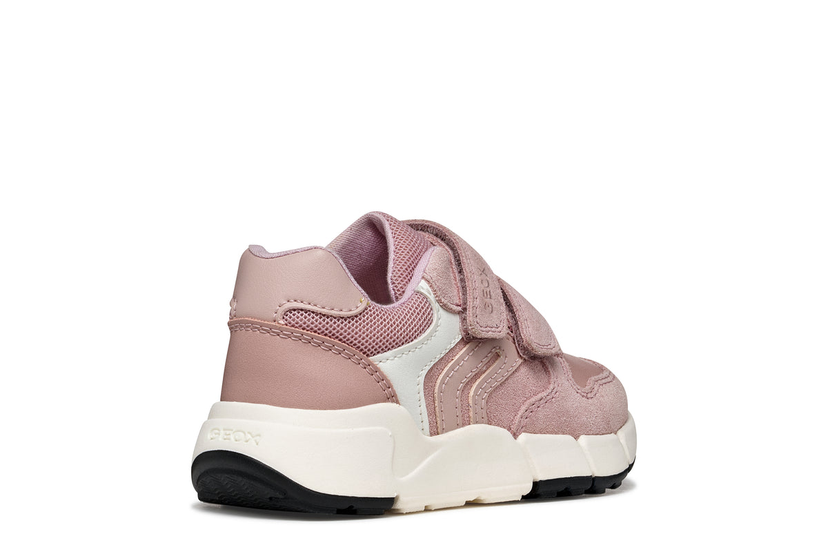 Geox Flexyper Mini Girls Old Rose Trainer
