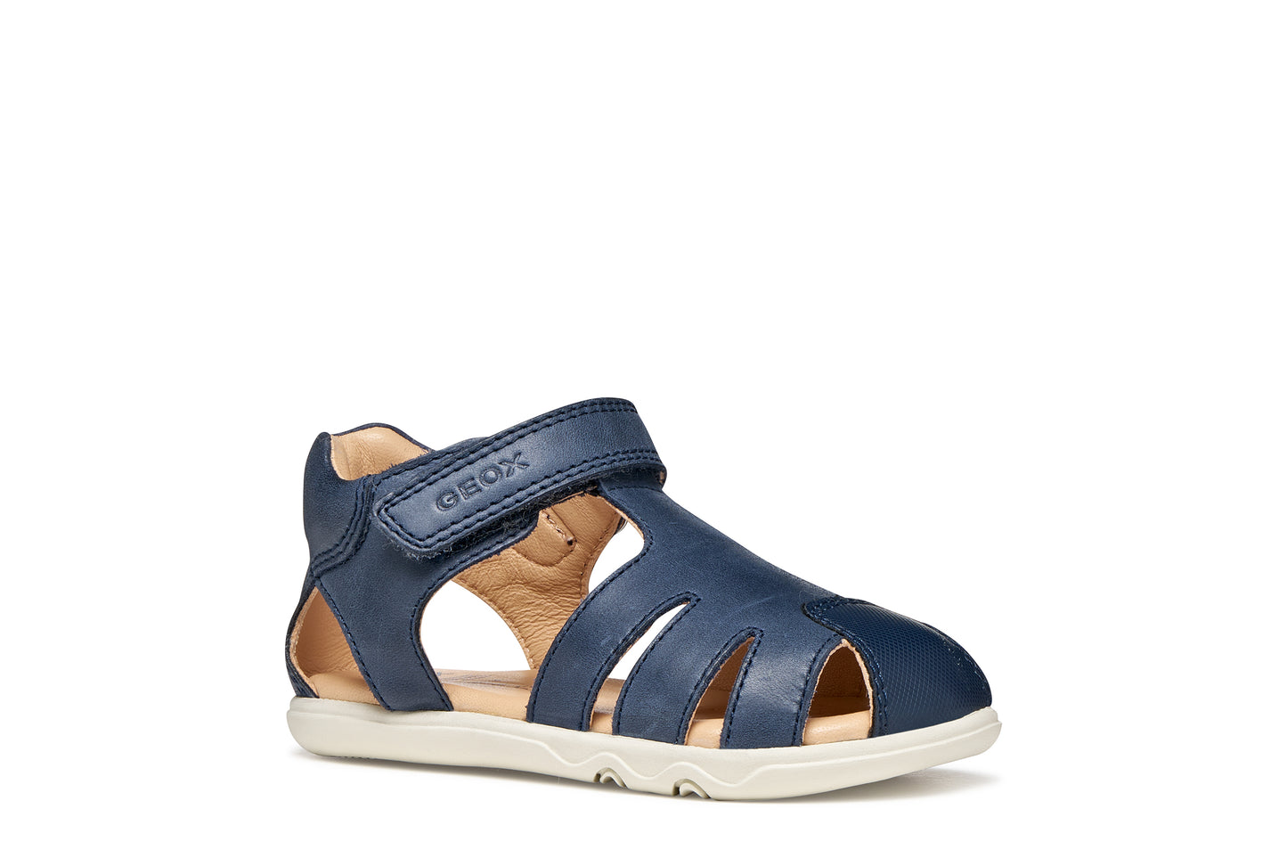 Geox Steppieup Boys Navy Barefoot Fisherman Sandal