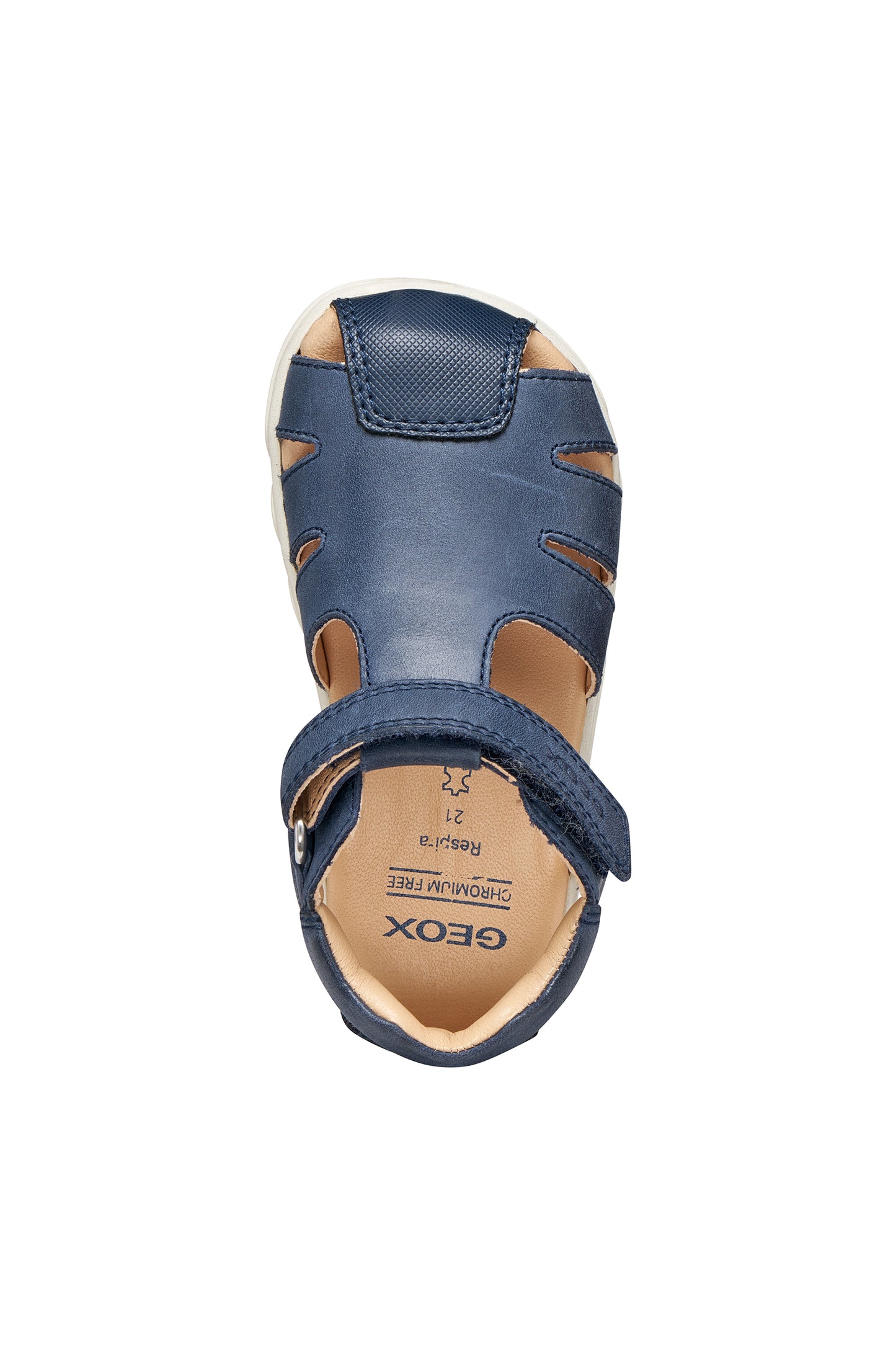 Geox Steppieup Boys Navy Barefoot Fisherman Sandal