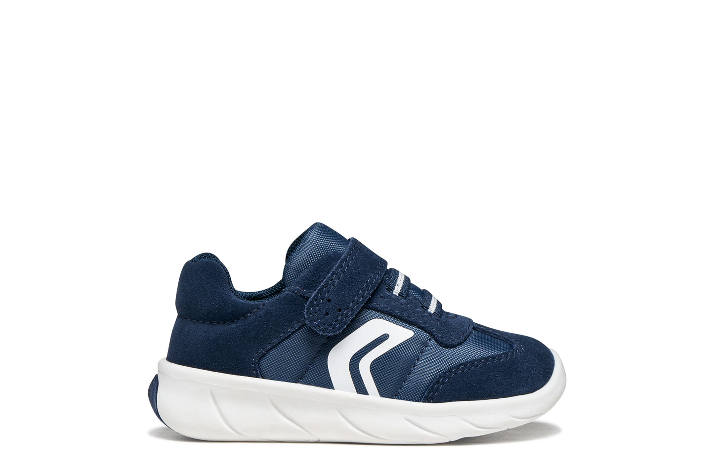 Geox Foot-Run Boys Navy White Barefoot Infant Trainer