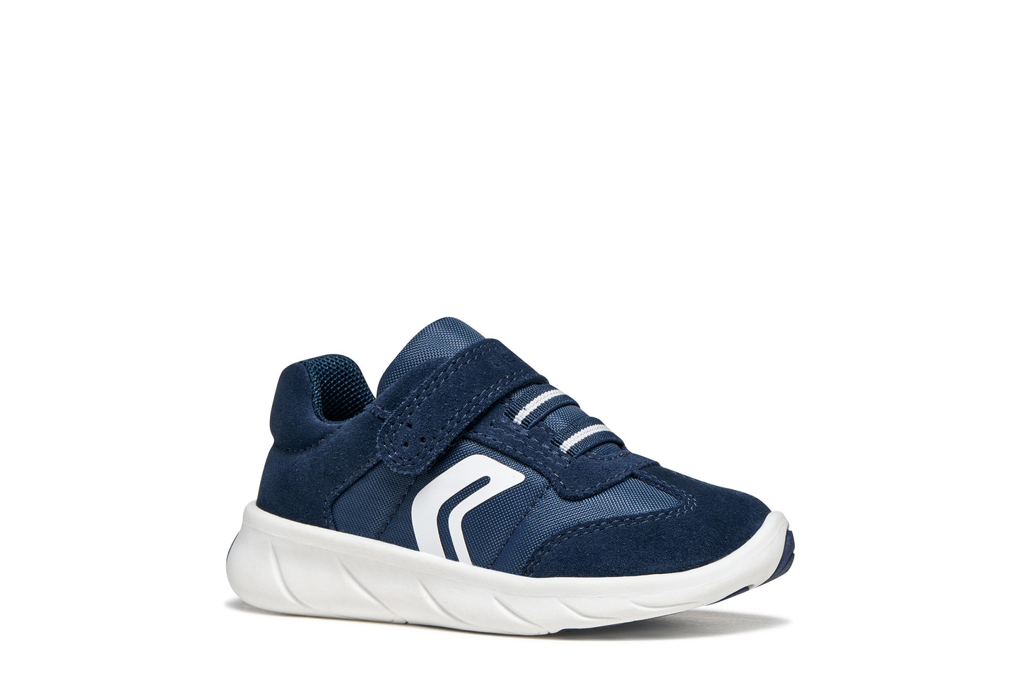 Geox Foot-Run Boys Navy White Barefoot Infant Trainer