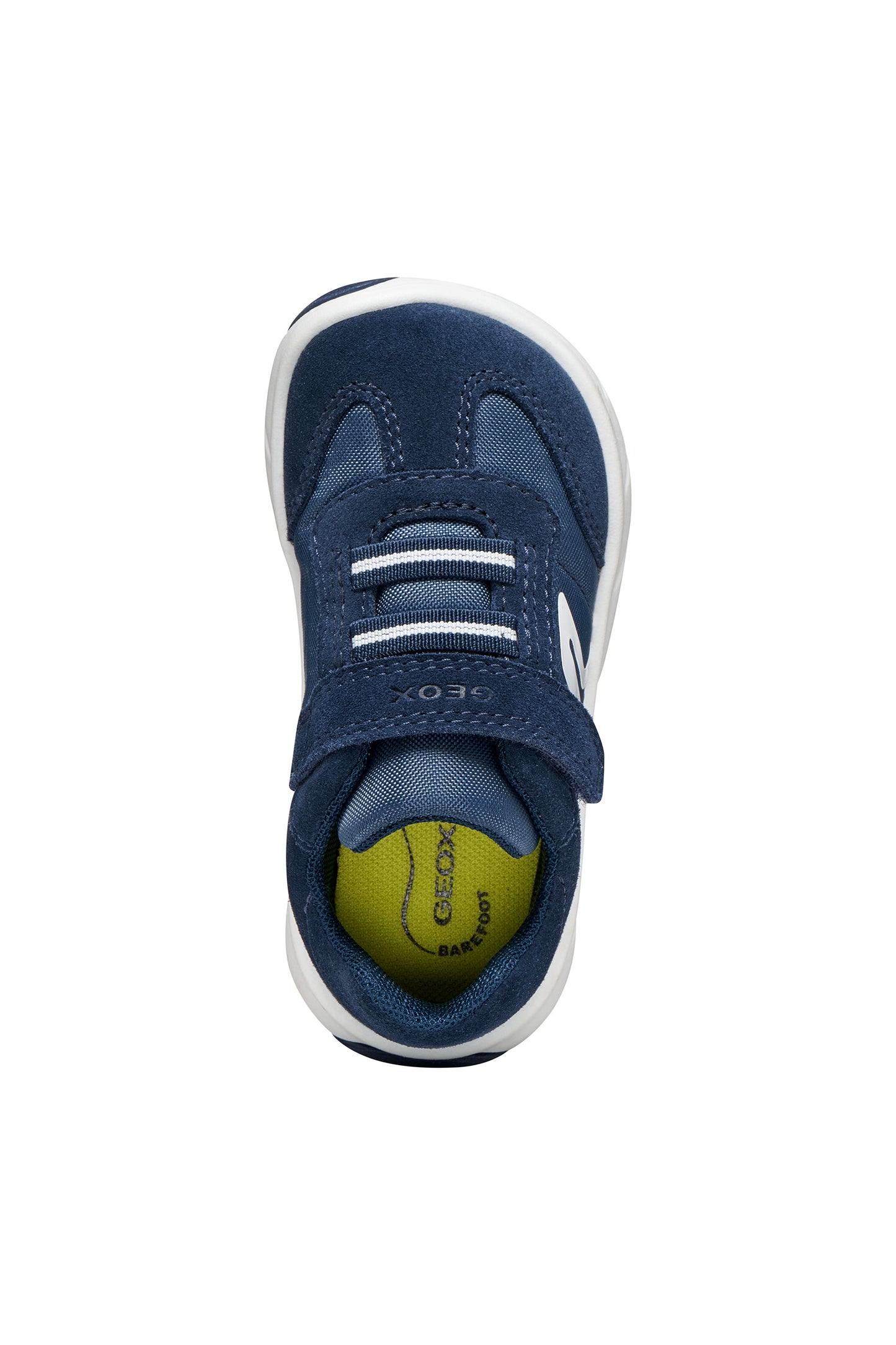 Geox Foot-Run Boys Navy White Barefoot Infant Trainer