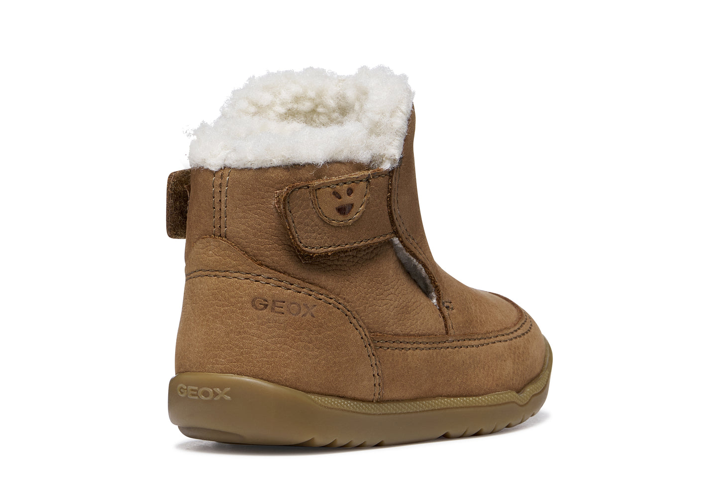 Geox Macchia Girls Tan Warm Lined Boot