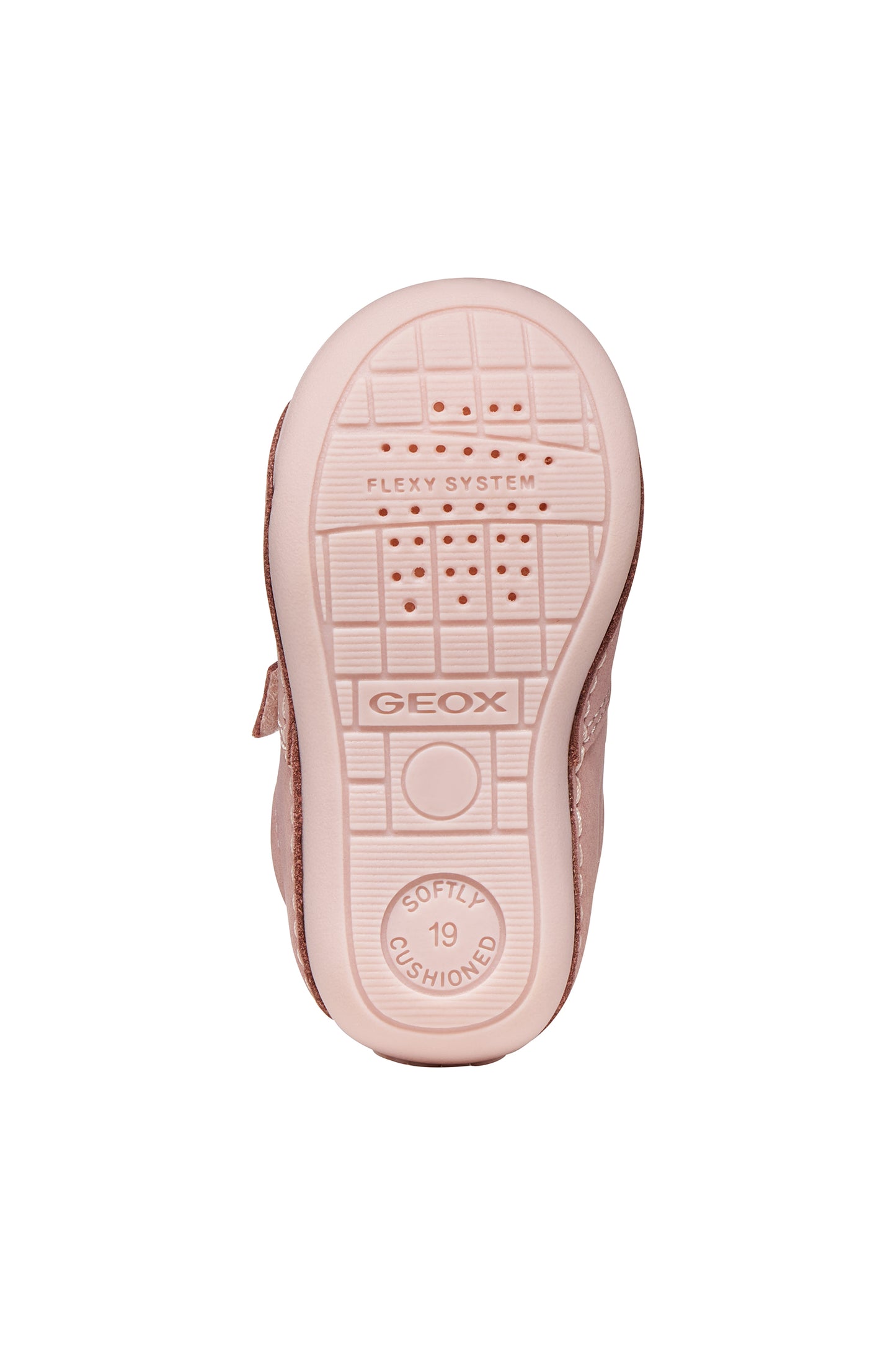 Geox Tutim Baby Girls Old Rose Off White Shoe