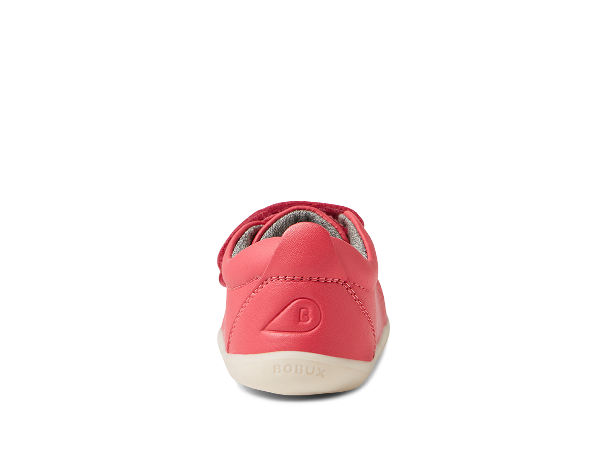 Bobux Grass Court Step Up Girls Radiant Raspberry Pink Trainer