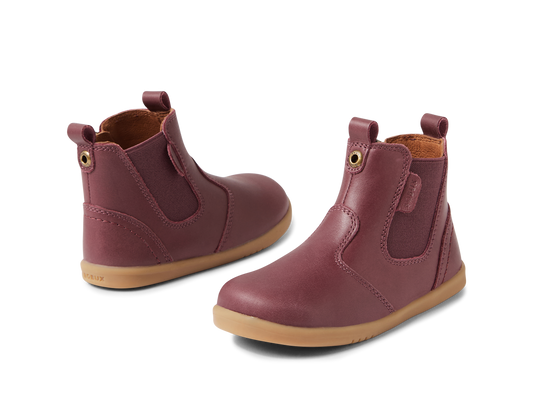 Bobux Jodhpur I-Walk Girls Fig Chelsea Boot