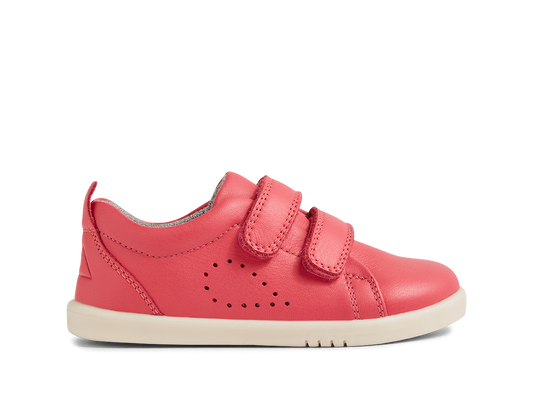 Bobux Grass Court I-Walk Girls Radiant Raspberry Pink Trainer