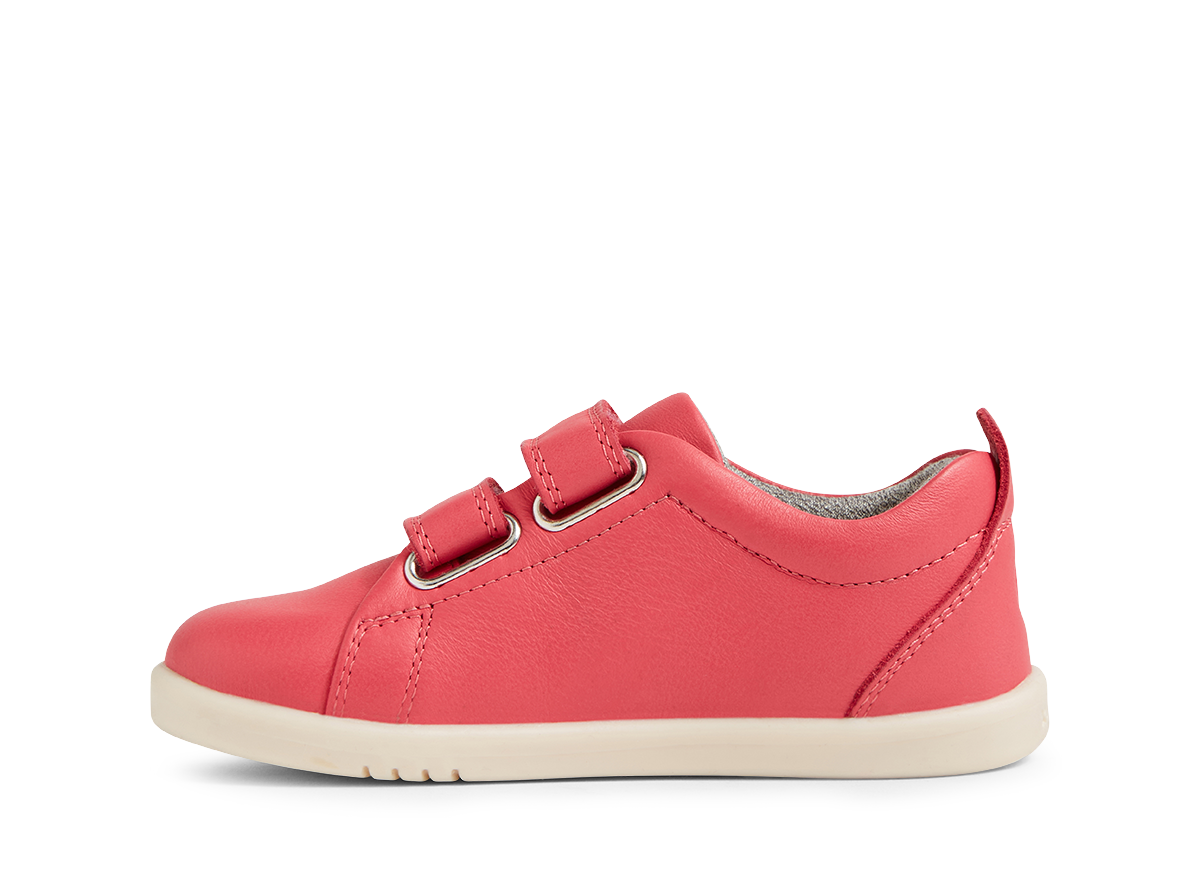 Bobux Grass Court I-Walk Girls Radiant Raspberry Pink Trainer