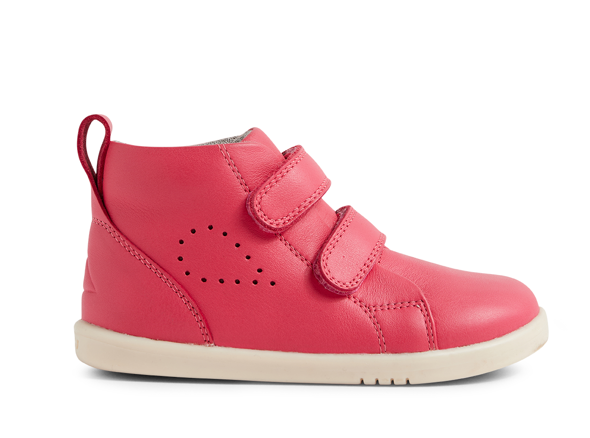 Bobux Grass Court High I-Walk Girls Radiant Raspberry Pink Boot
