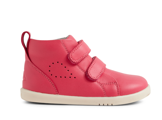 Bobux Grass Court High I-Walk Girls Radiant Raspberry Pink Boot