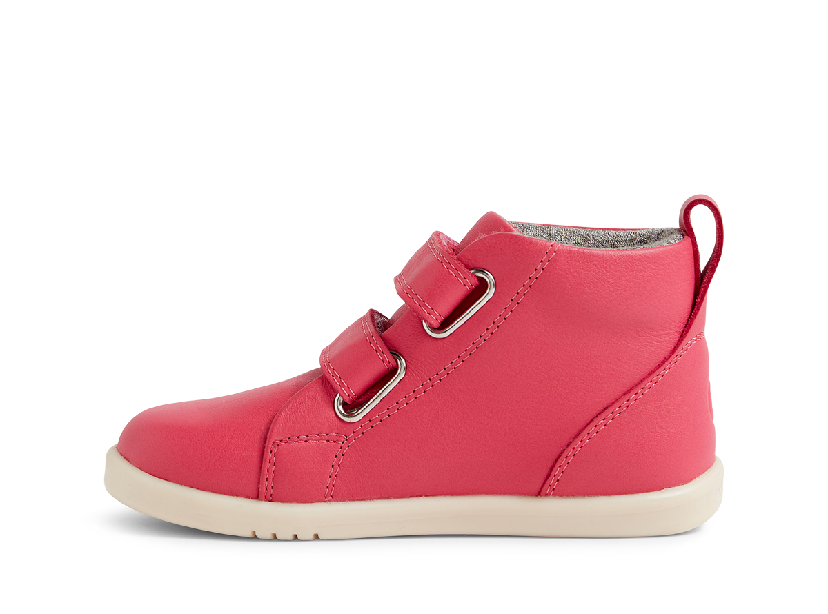 Bobux Grass Court High I-Walk Girls Radiant Raspberry Pink Boot