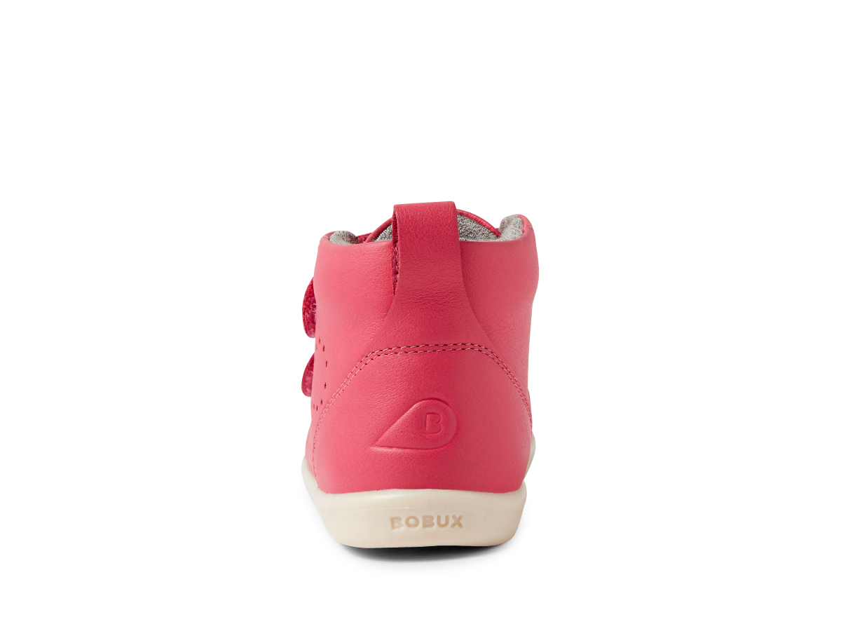 Bobux Grass Court High I-Walk Girls Radiant Raspberry Pink Boot