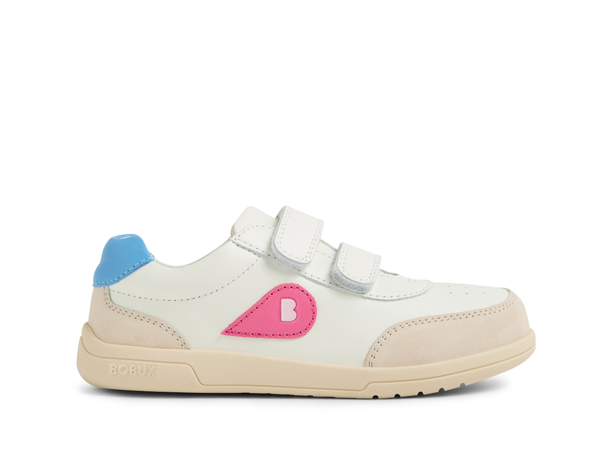 Bobux Champ I-Walk Girls White Pink Trainer