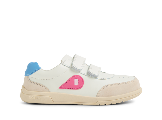 Bobux Champ I-Walk Girls White Pink Trainer
