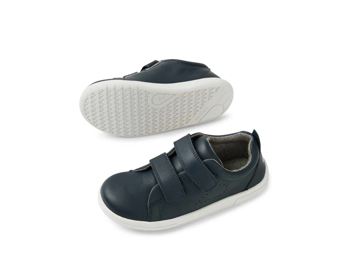 Bobux Grass Court Kid+ Boys Navy Trainer