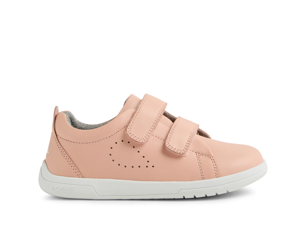 Bobux Grass Court Kid+ Seashell Pink Trainer