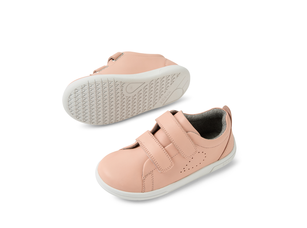 Bobux Grass Court Kid+ Seashell Pink Trainer
