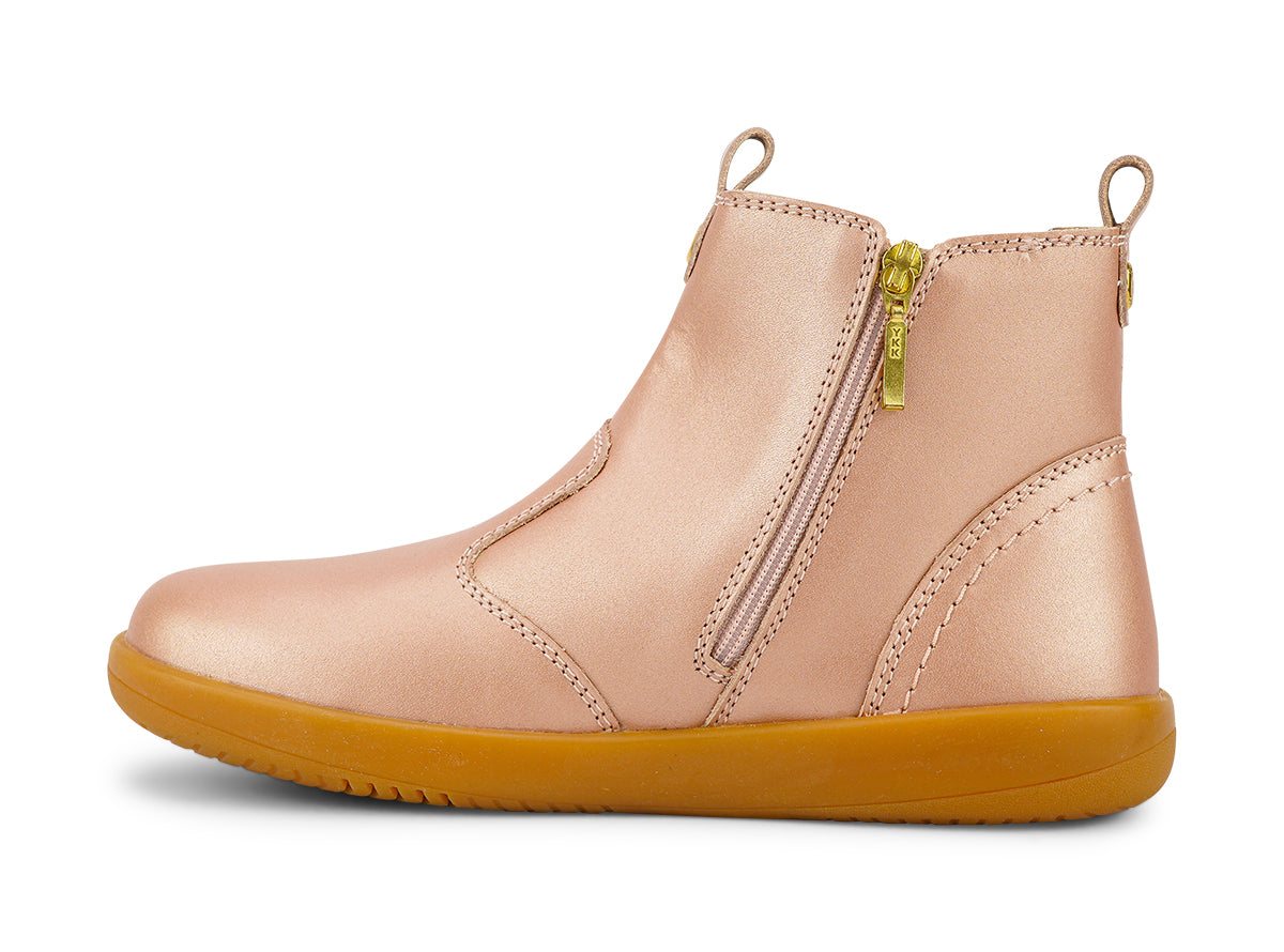 Bobux Jodhpur Kid Plus Girls Rose Gold Chelsea Boot