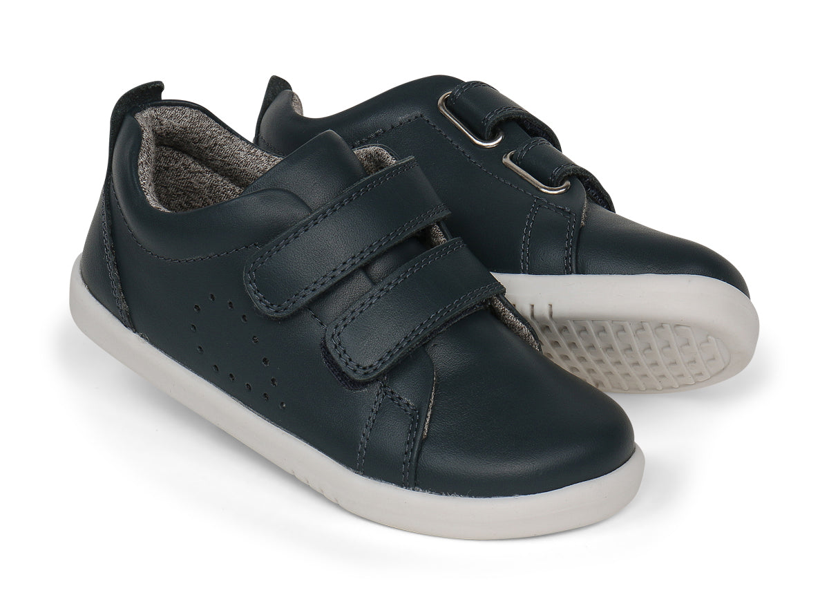 Bobux Grass Court I-Walk Boys Navy Trainer