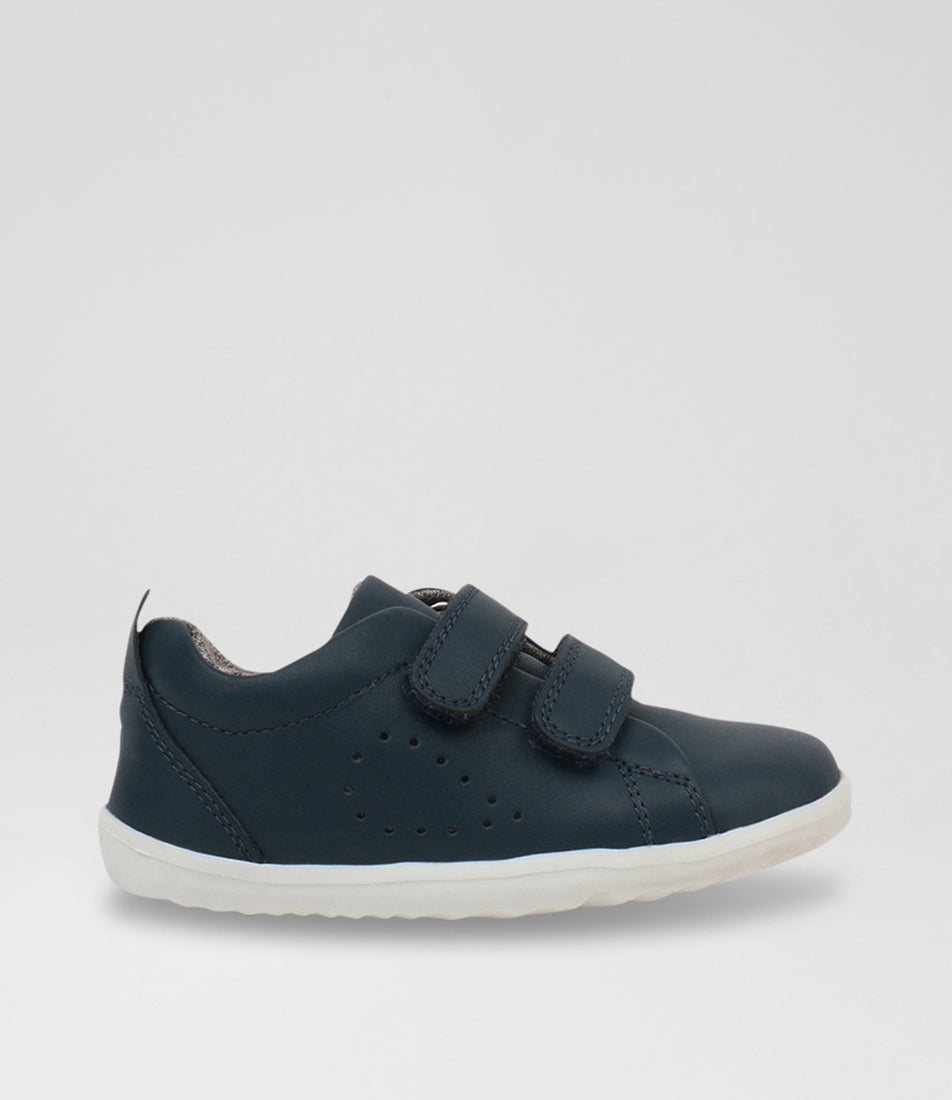 Bobux Grass Court Step Up Infant Boys Navy Shoe