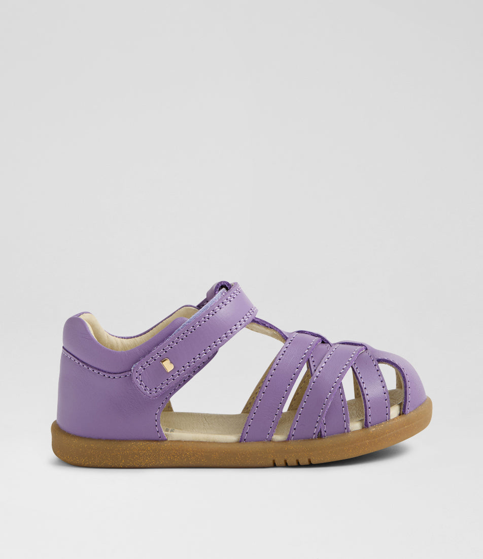 Bobux Cross Jump I-Walk Girls Purple Closed Toe Sandal