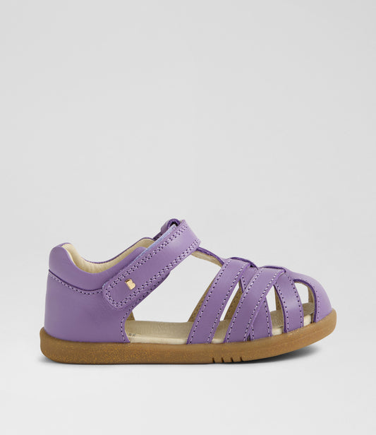 Bobux Cross Jump I-Walk Girls Purple Closed Toe Sandal