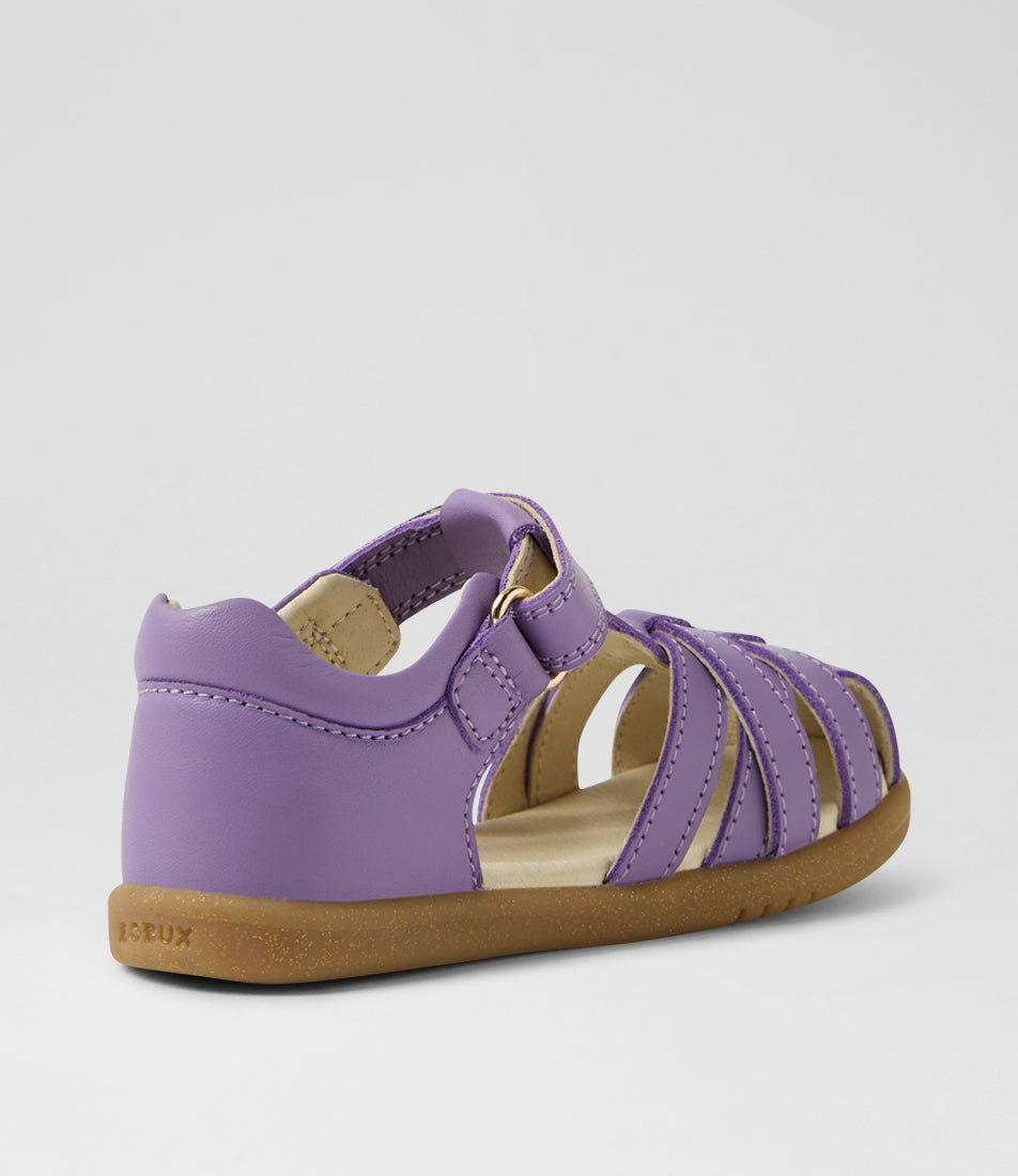 Bobux Cross Jump I-Walk Girls Purple Closed Toe Sandal