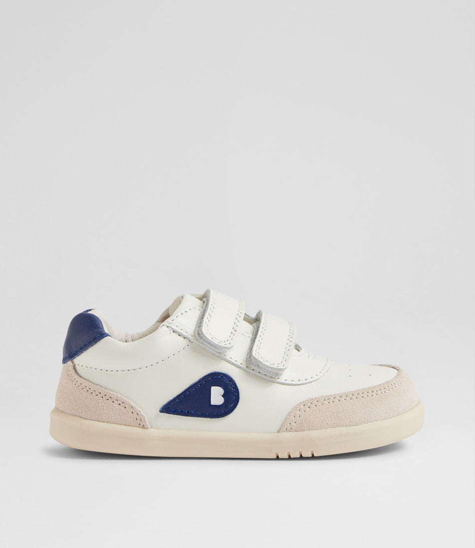 Bobux Champ I-Walk Boys White Blue Trainer