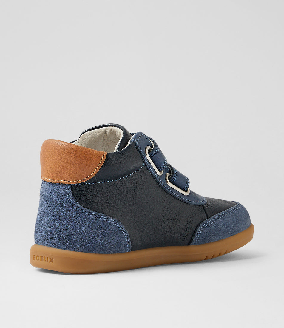 Bobux Champ High I-Walk Boys Navy Ankle Boot