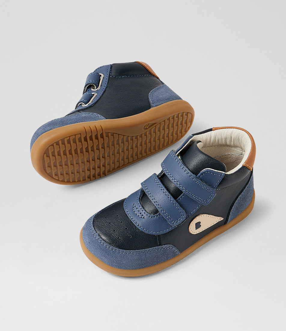 Bobux Champ High I-Walk Boys Navy Ankle Boot