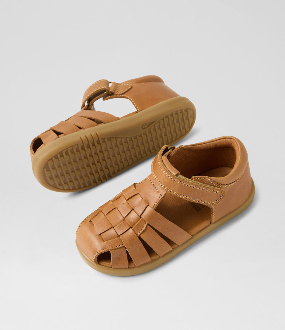 Bobux Harbour I Walk Boys Caramel Fisherman Sandal