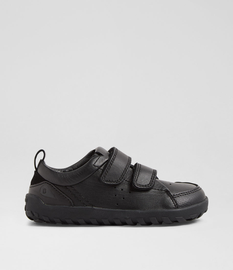 Bobux Ripley Boys Black Barefoot School Shoe