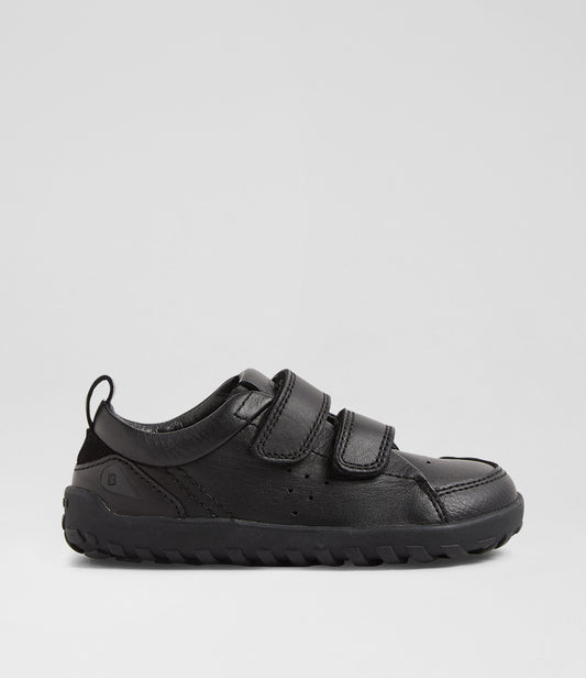 Bobux Ripley Boys Black Barefoot School Shoe