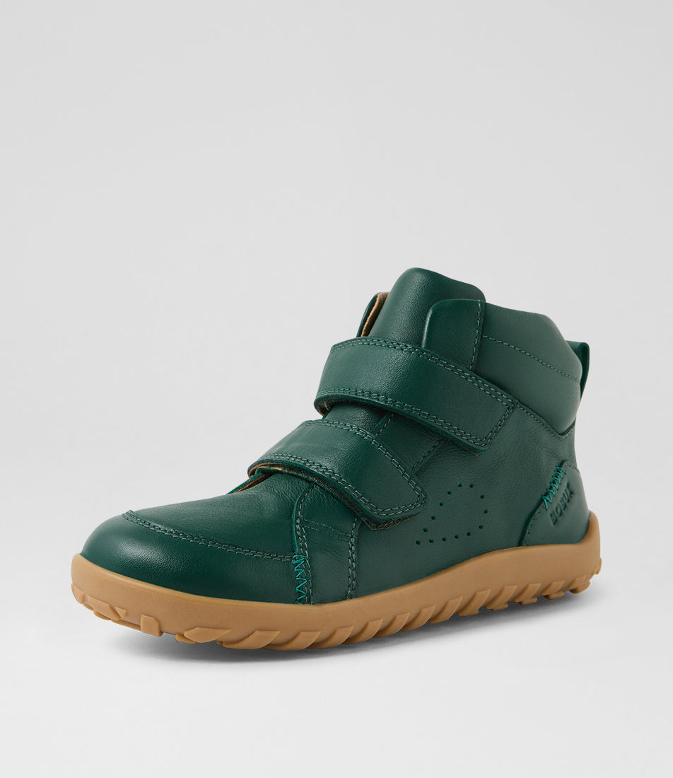 Bobux Ember Kid+ Green Barefoot Ankle Boot