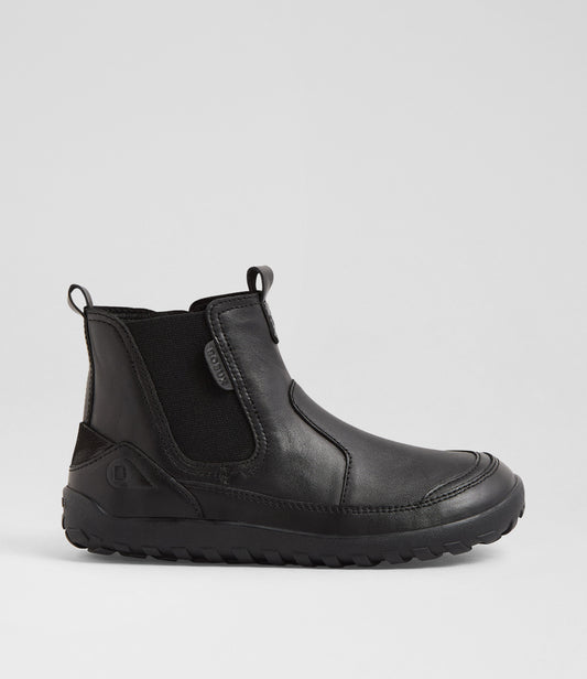 Bobux Trail Black Barefoot School Boot