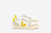 Veja V-10 Lace Boys Girls White Ouro Almond Trainer