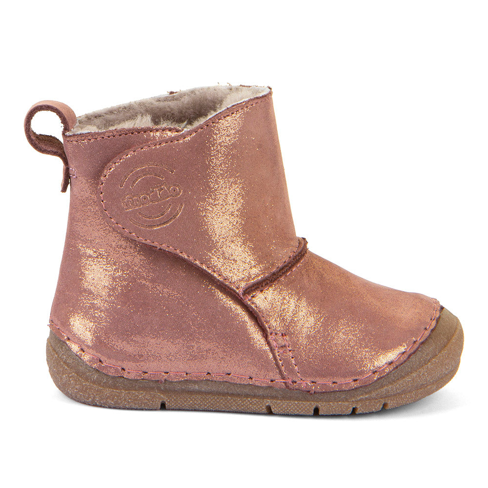 Froddo Paix Up Winter Girls Rose Gold Warm Boot