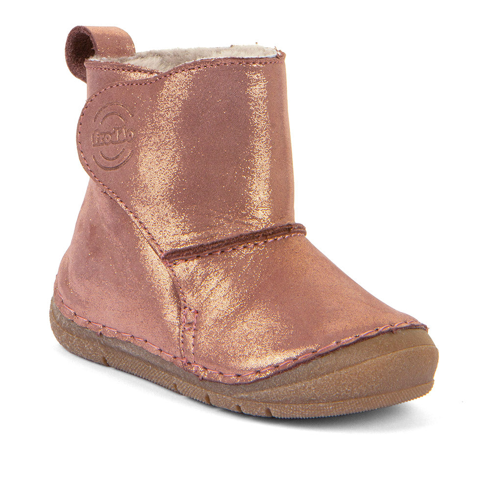 Froddo Paix Up Winter Girls Rose Gold Warm Boot