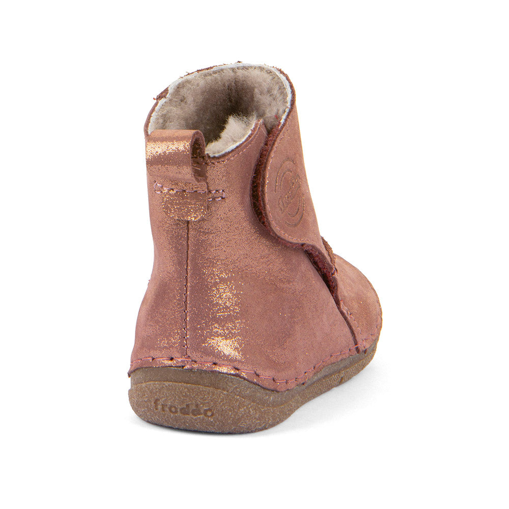 Froddo Paix Up Winter Girls Rose Gold Warm Boot