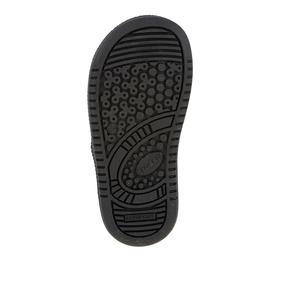 Froddo Sandra Girls Black T-Bar Barefoot School Shoe