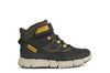 Geox Flexyper Boys Black Yellow Waterproof Boot