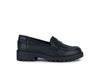 Geox Casey Loafer Girls Black School Shoe