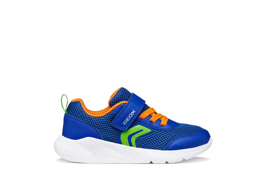 Geox Sprintye Boys Royal Orange Trainer