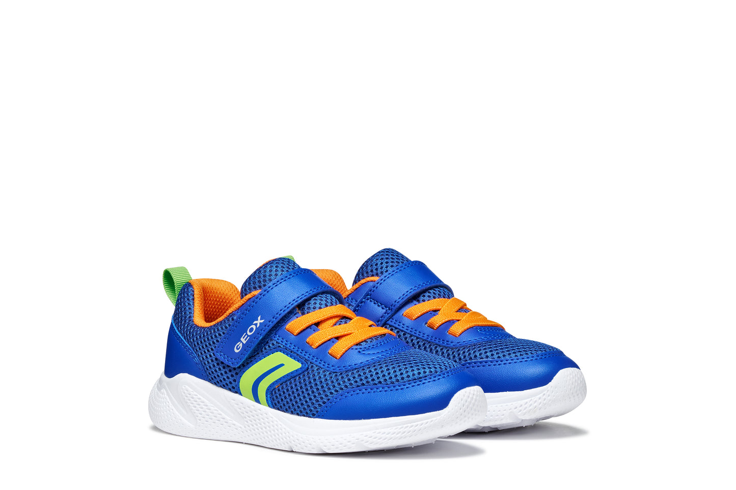 Geox Sprintye Boys Royal Orange Trainer
