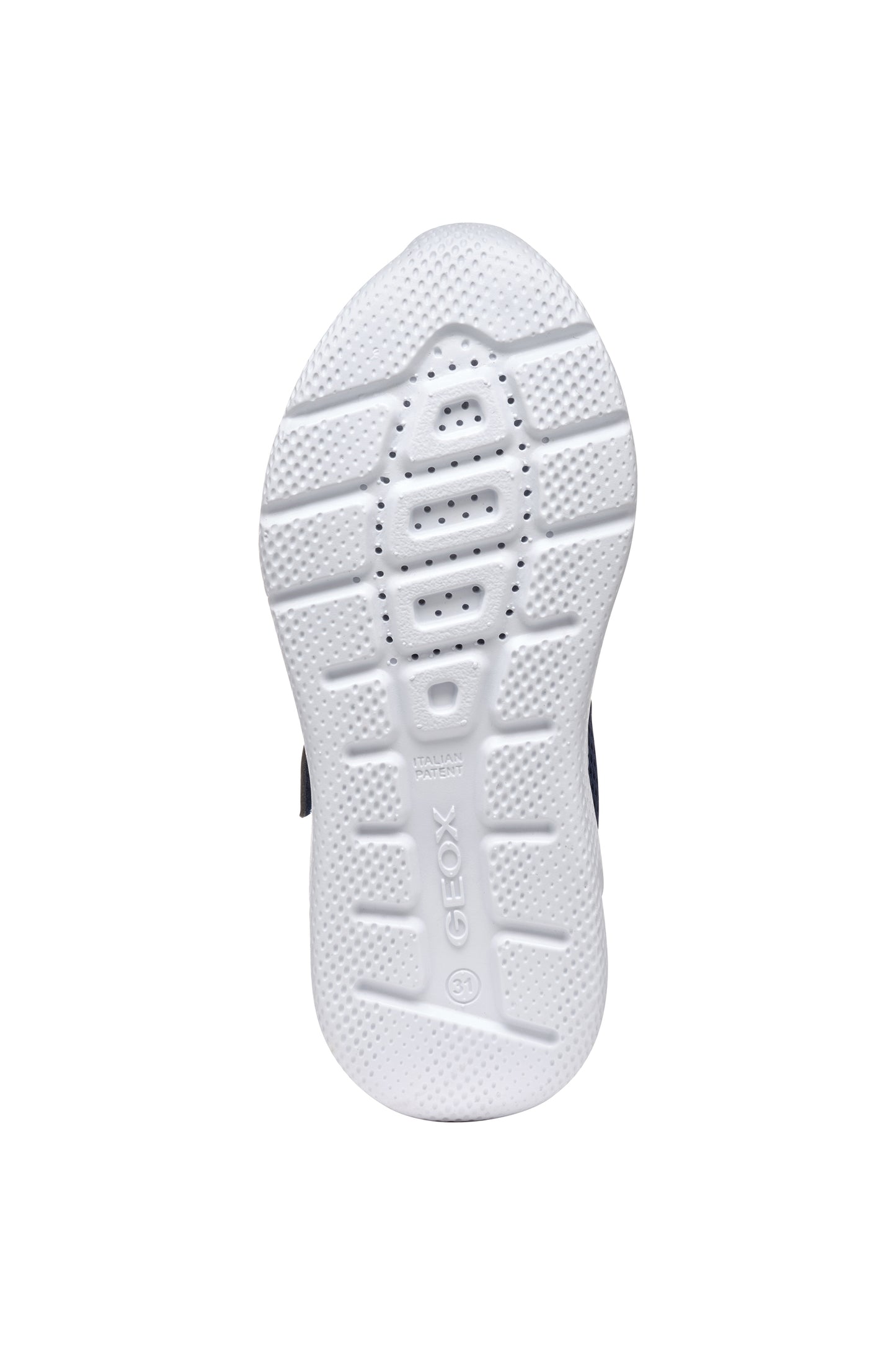 Geox Sprintye Boys Navy Green Trainer