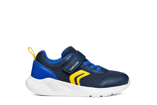 Geox Sprintye Boys Navy Royal Blue Trainer
