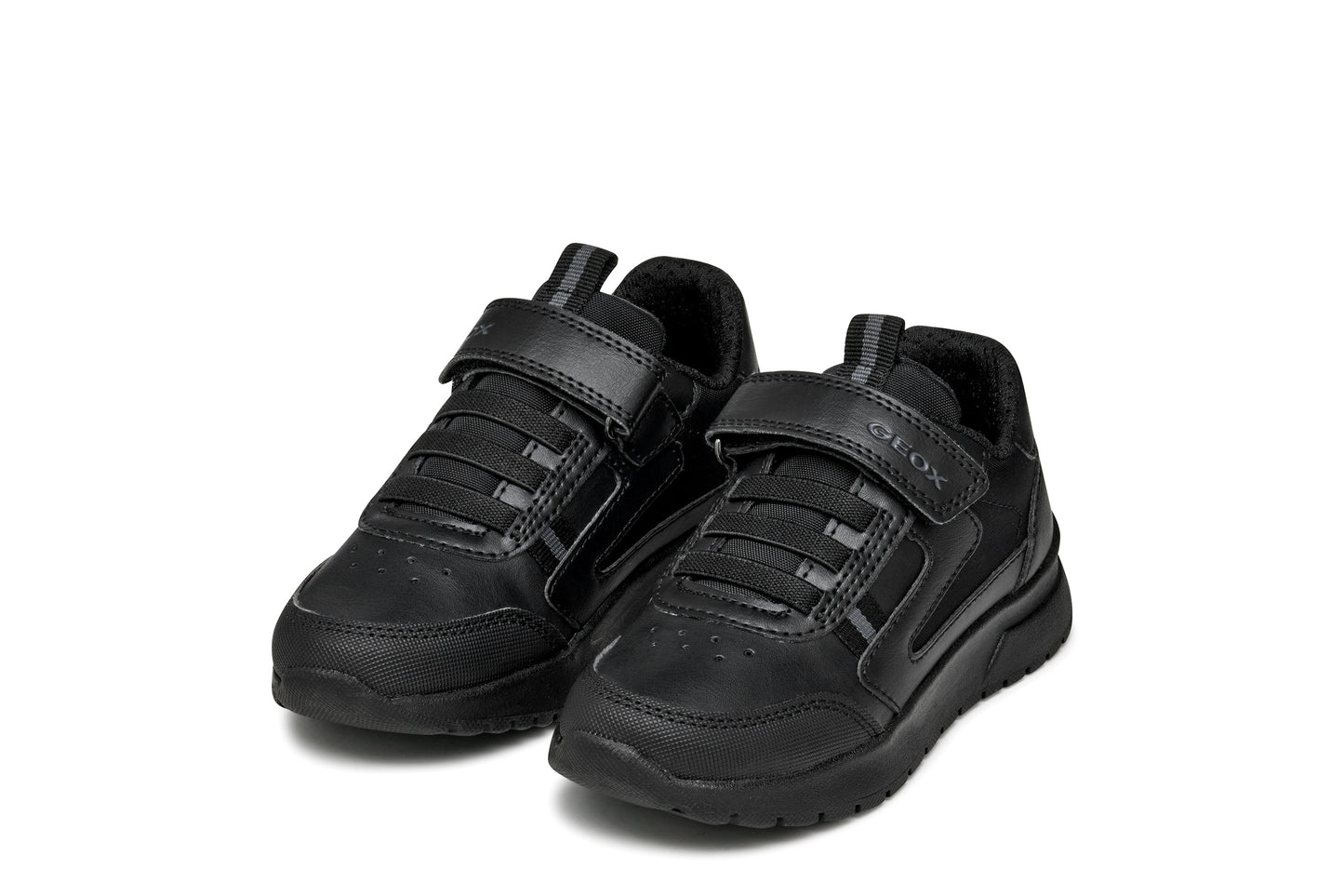Geox Briezee Boys Black Trainer School Shoe