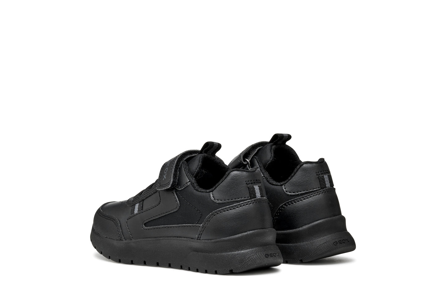 Geox Briezee Boys Black Trainer School Shoe